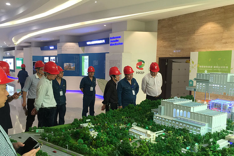 海口市垃圾焚烧发电扩建项目 中控室装修              